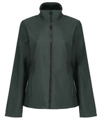 Regatta Ladies Ablaze Printable Soft Shell Jacket Dark Spruce/Black