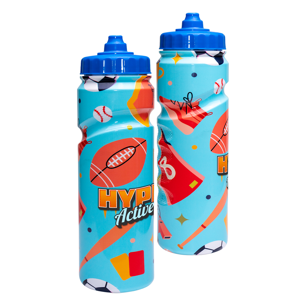 Harpley Finger Grip Full Bleed Plastic Sports Bottle - 750ml