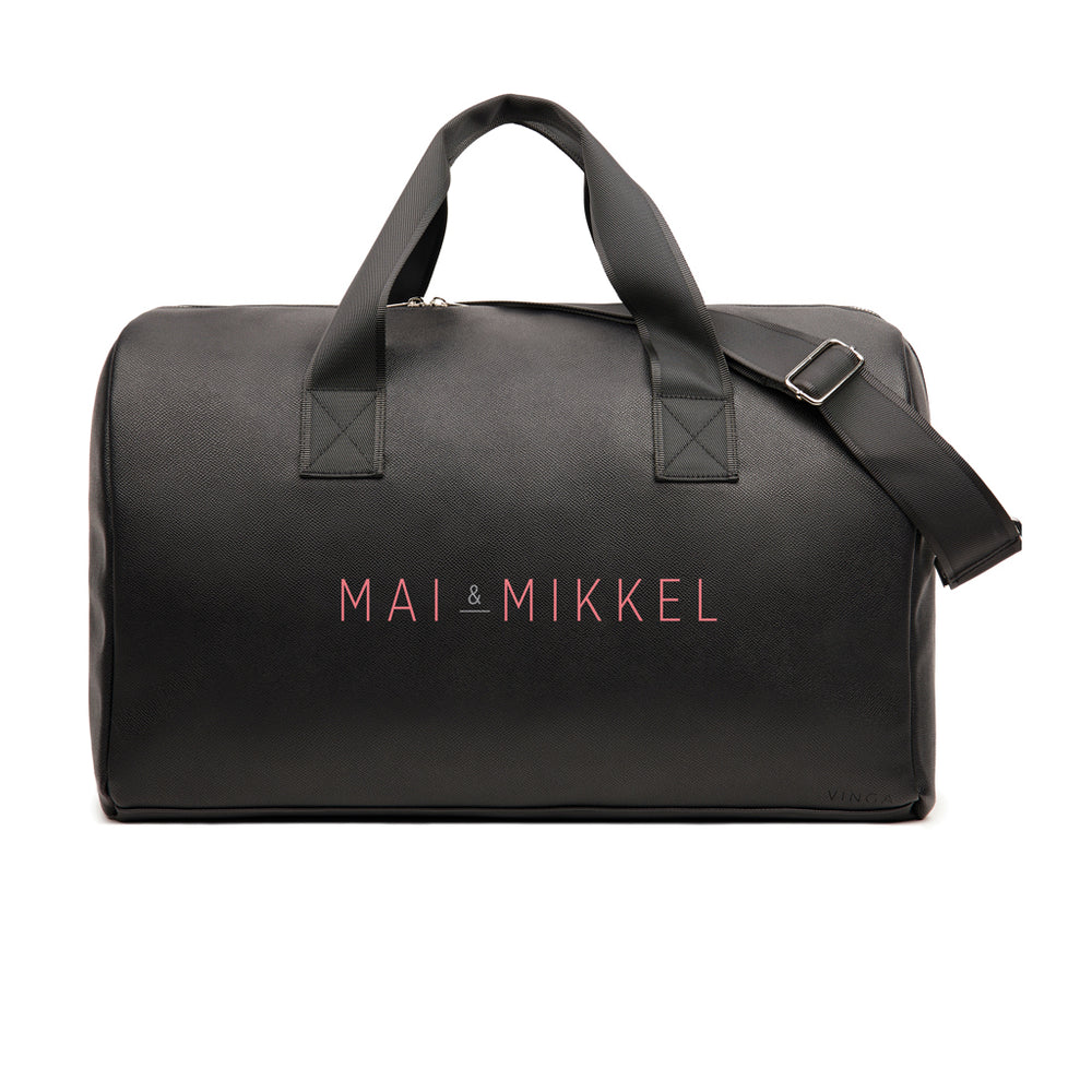 Branded VINGA Bermond RCS recycled PU weekend bag