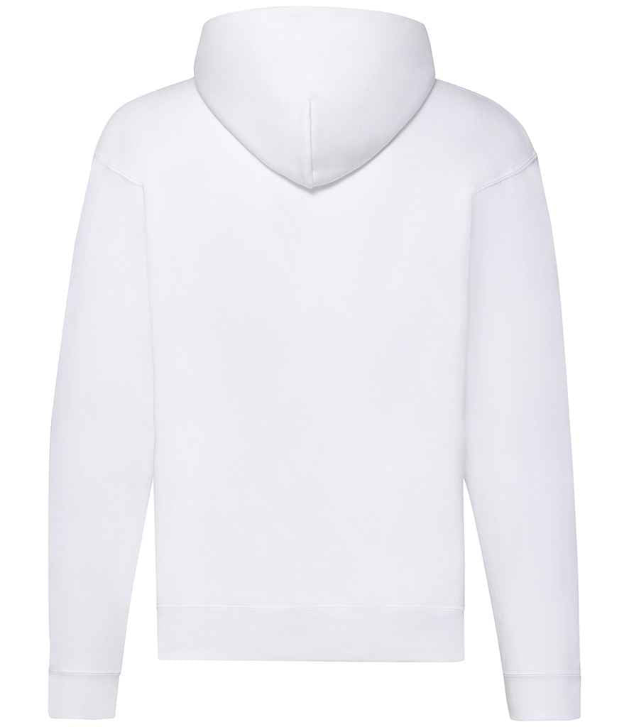 Fruit of the Loom Classic Zip Hooded Sweatshirt White