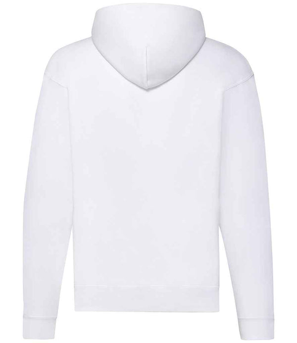 Fruit of the Loom Classic Zip Hooded Sweatshirt White