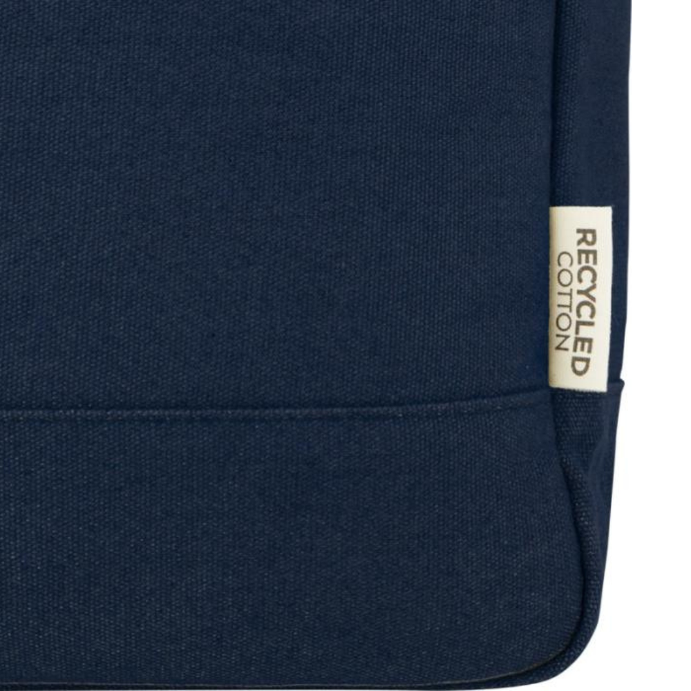 Branded Joey 15” GRS recycled canvas rolltop laptop backpack 15L