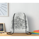 Branded Non woven kids bag with pens
