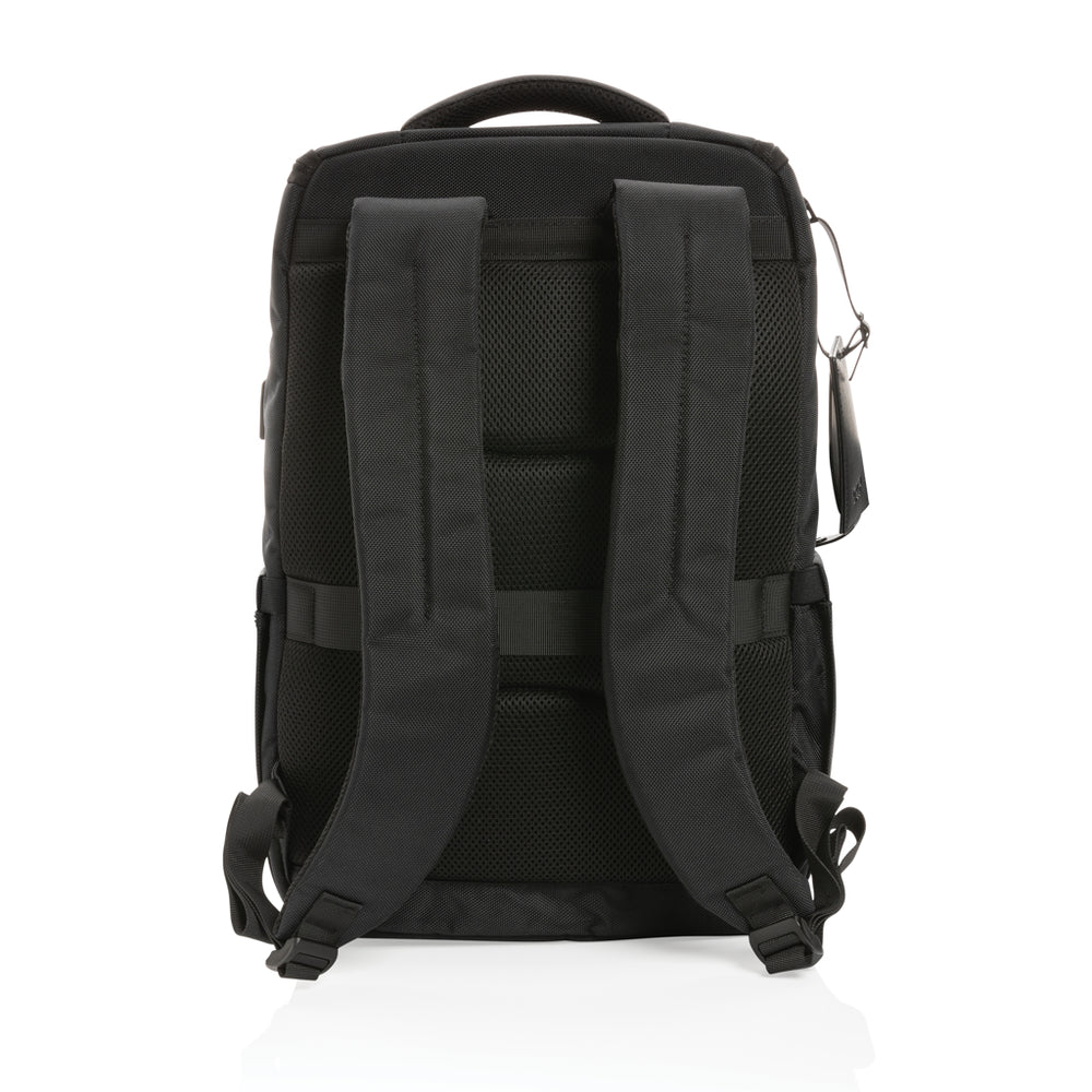 Branded Swiss Peak AWARE™ RPET Voyager 15.6" laptop backpack