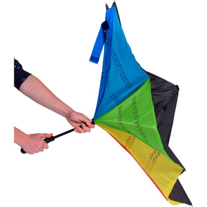 Lambscombe Automatic reversible rainbow umbrella
