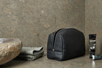 Branded VINGA Bermond RCS recycled PU toiletry bag