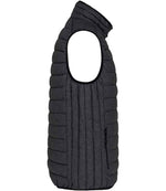 Kariban Lightweight Padded Bodywarmer Marl Dark Grey
