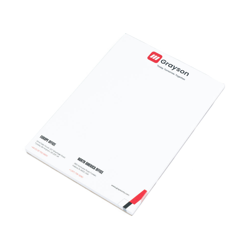 Branded A5 Notepad
