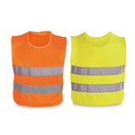 MIKE. 100% polyester reflective kids' vests