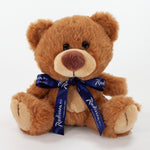 Bow Bear I 15cm Charlton Bear, Caramel