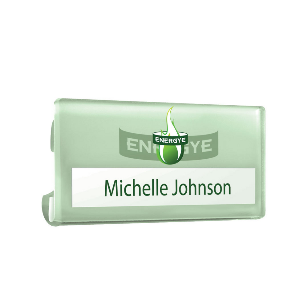 Acrylic Reusable Name Window Badges