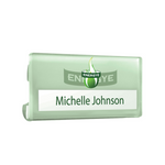 Acrylic Reusable Name Window Badges