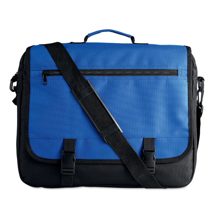 600D polyester document bag with Pockets
