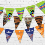 Promotional Indoor Bunting on 2.5m Lengths. A6 Size