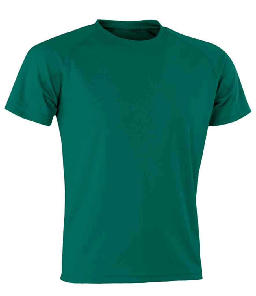 Spiro Impact Performance Aircool T-Shirt Bottle Green