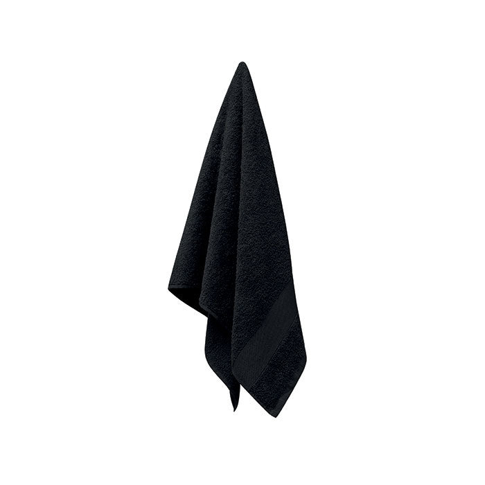Towel organic cotton 100x50cm Black