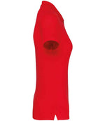 WK Designed to Work Ladies Anti-Bacterial Piqué Polo Shirt Red