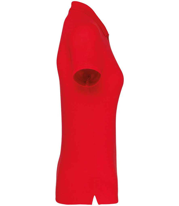 WK Designed to Work Ladies Anti-Bacterial Piqué Polo Shirt Red
