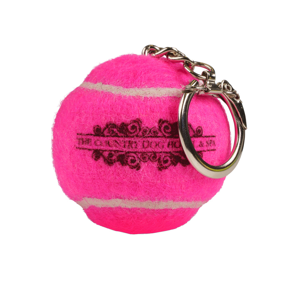 Branded Tennis Ball Keyring