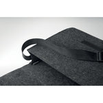 RPET felt laptop bag 15" Grey
