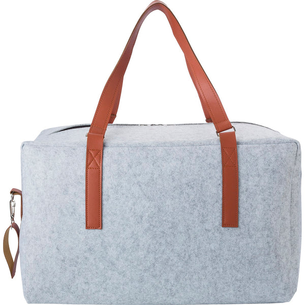 Branded Gorphwysfa RPET felt travel bag
