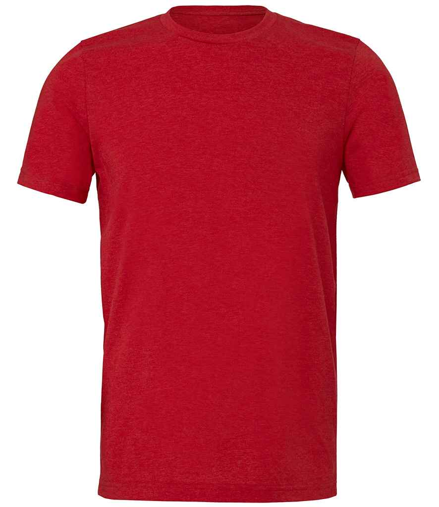Canvas Unisex Tri-Blend T-Shirt Solid Red Tri-Blend