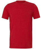 Canvas Unisex Tri-Blend T-Shirt Solid Red Tri-Blend