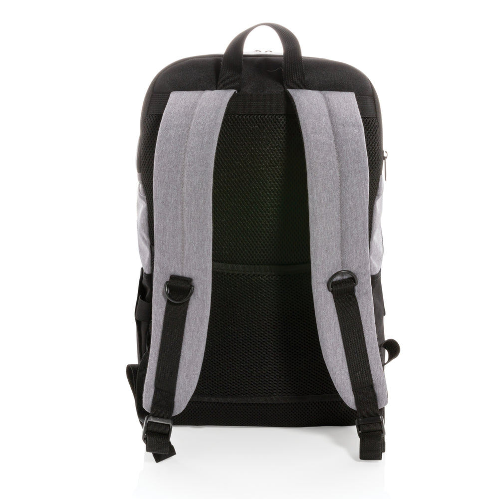 Branded Modern 15.6" USB & RFID laptop backpack PVC free