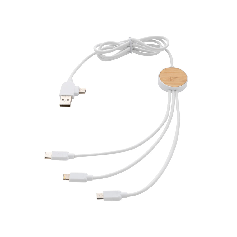 Branded RCS recycled plastic Ontario 6-in-1 cable
