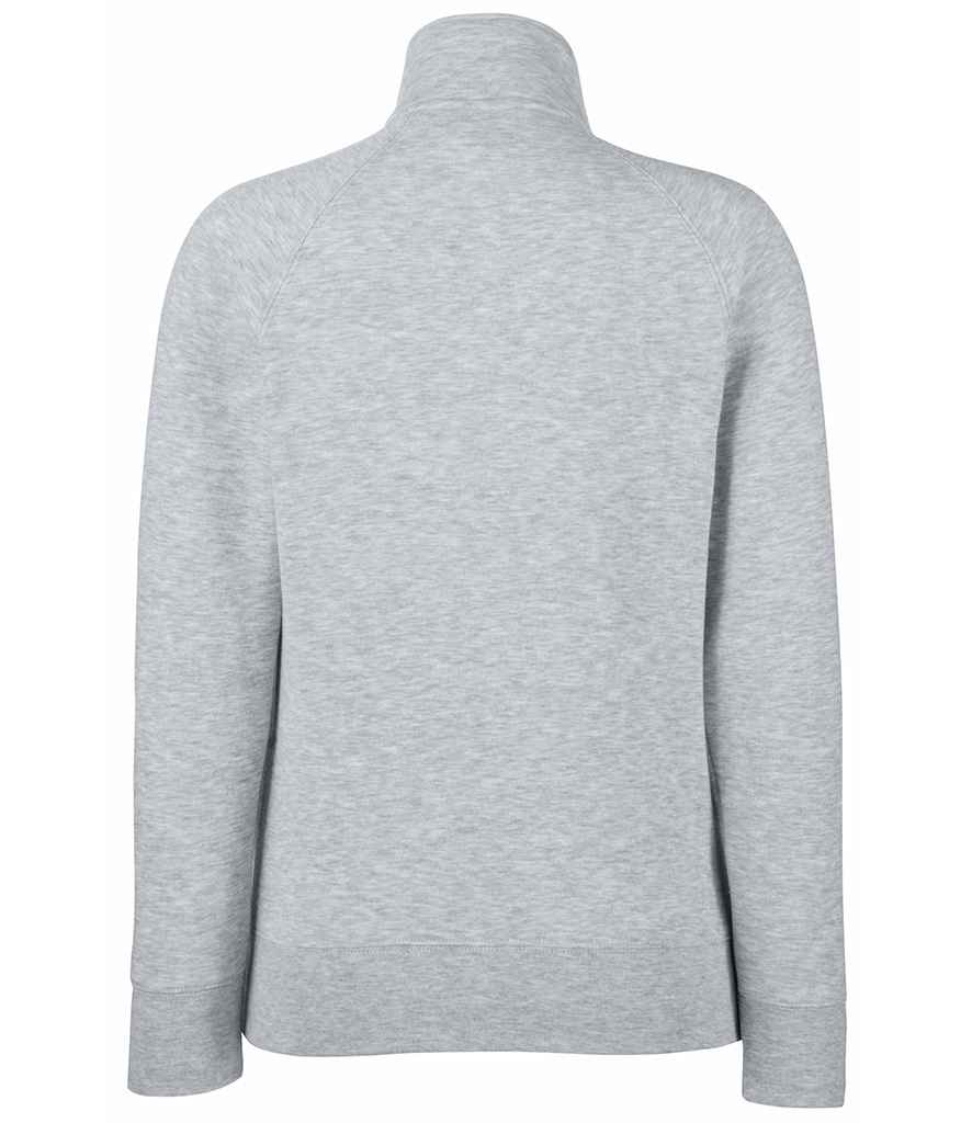Fruit of the Loom Premium Lady Fit Sweat Jacket Heather Grey