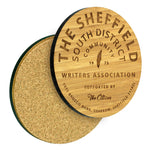 92mm x 92mm Bamboo Coaster with Cork Base