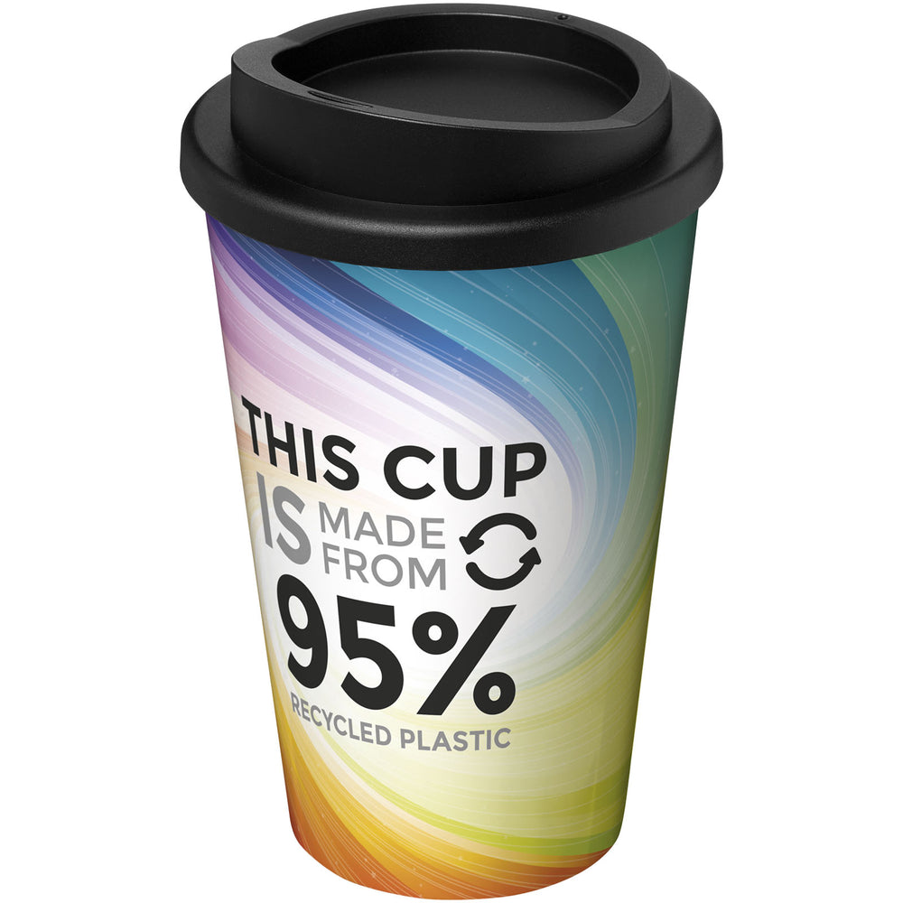 Branded Brite-Americano® Recycled 350 ml insulated tumbler