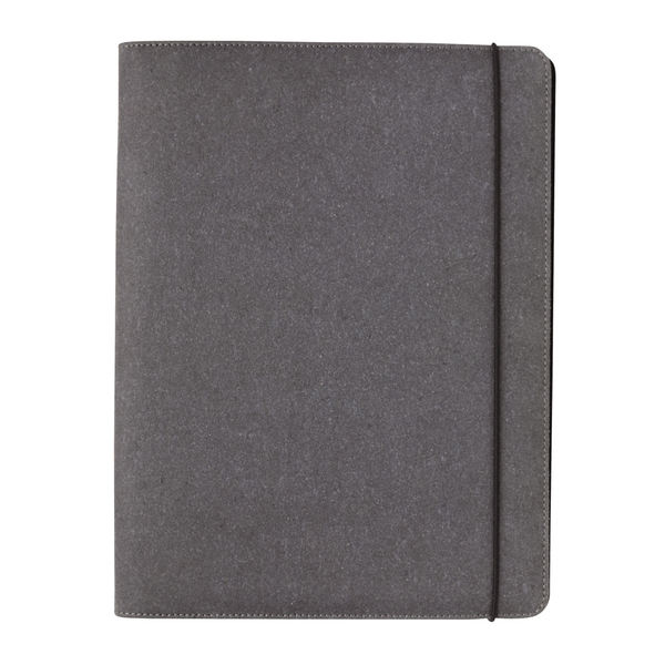 Branded Recycled leather A4 portfolio