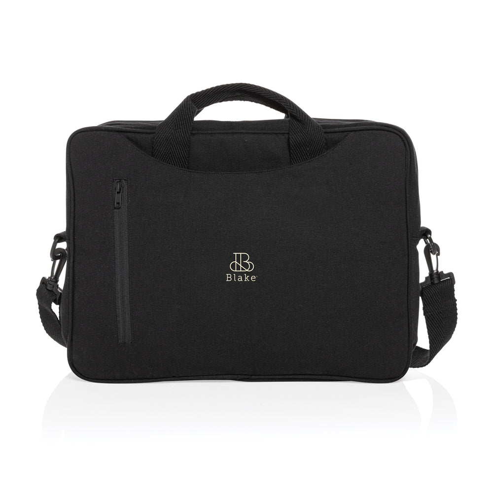 Branded Laluka AWARE™ recycled cotton 15.4 inch laptop bag