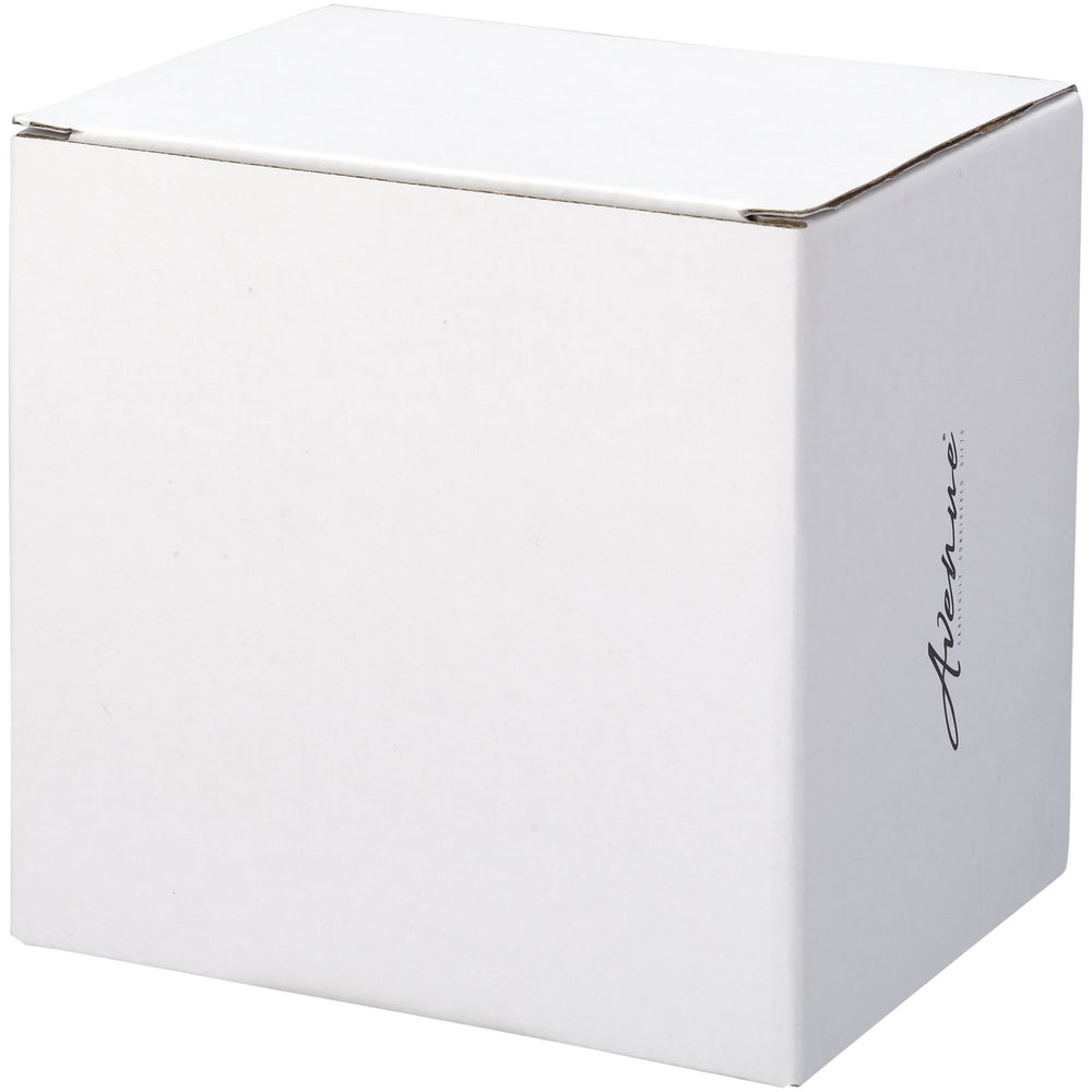 Hearth 400 ml ceramic mug with wooden coaster/lid