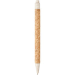 Branded Midar cork and wheat straw ballpoint pen