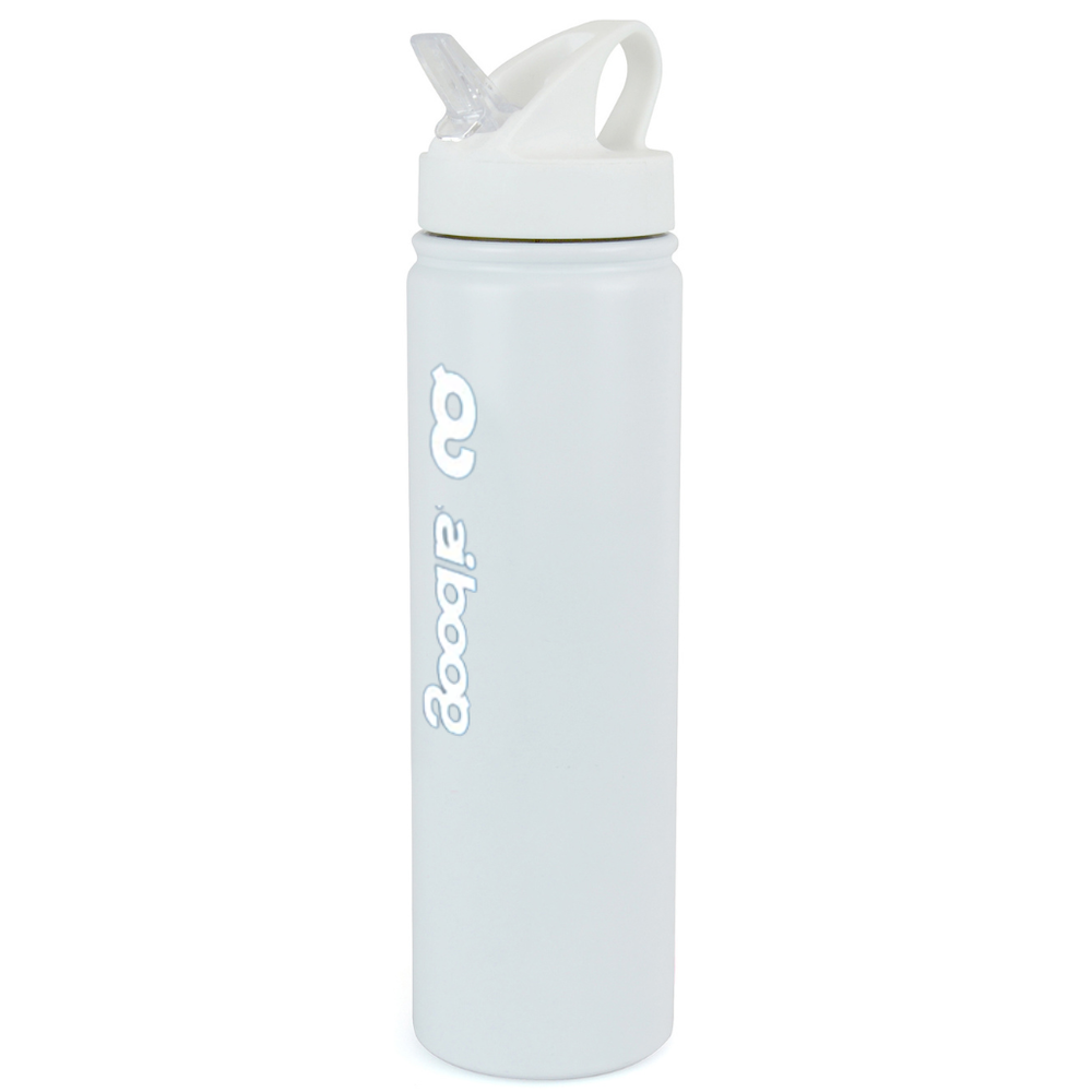 Alice Double Wall Stainless Steel Bottle, with mouthpiece and straw