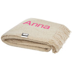 Branded Ivy GRS certified RPET mohair blanket