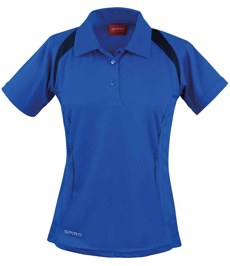 Spiro Ladies Team Spirit Polo Shirt Royal Blue/Navy