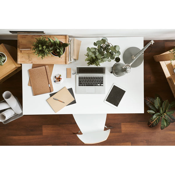 SERPA. A4 cork folder with a block of plain sheets