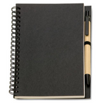 B6 Recycled full cover notebook with pen