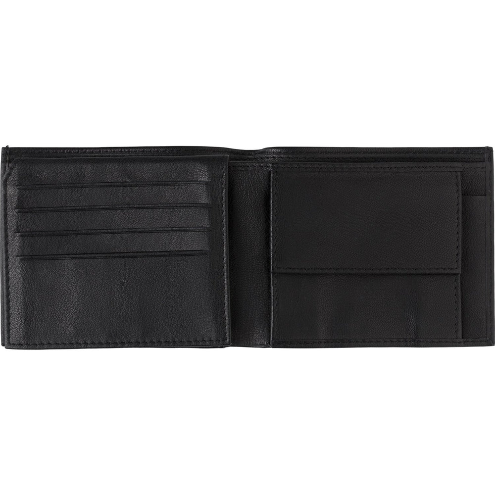 Branded Buxley Leather RFID credit card wallet