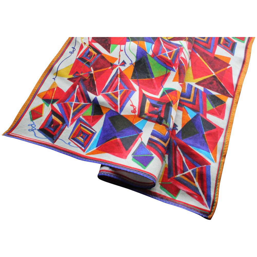 Branded Full Colour Printed Long Polyester Scarf