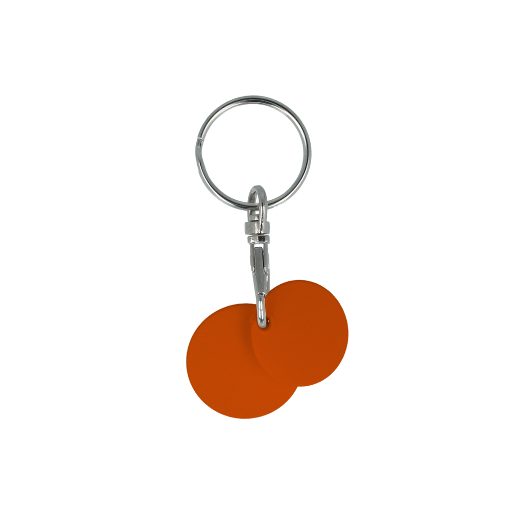 Multi Euro Trolley Coin Keyring