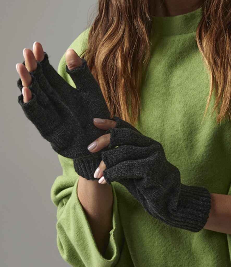 Branded Beechfield Fingerless Gloves