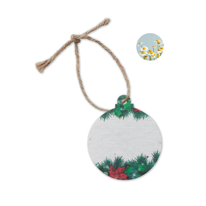 Seed paper Xmas ornament - Bauble