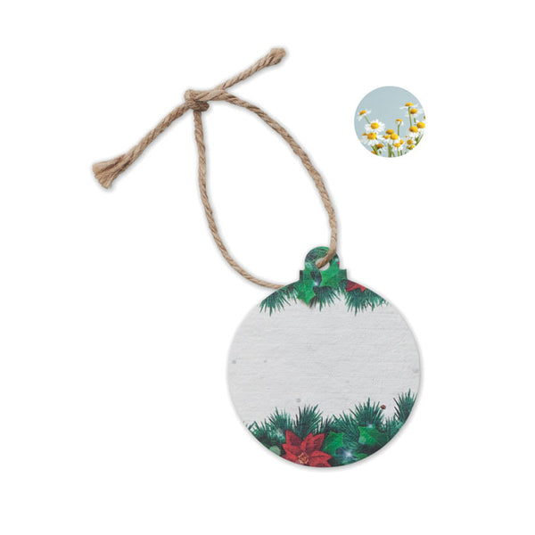 Seed paper Xmas ornament - Bauble