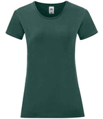 Fruit of the Loom Ladies Iconic 150 T-Shirt Forest Green