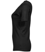 Tee Jays Ladies Interlock T-Shirt Black