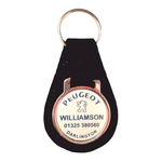 Pear Shaped Keyfob with Dome